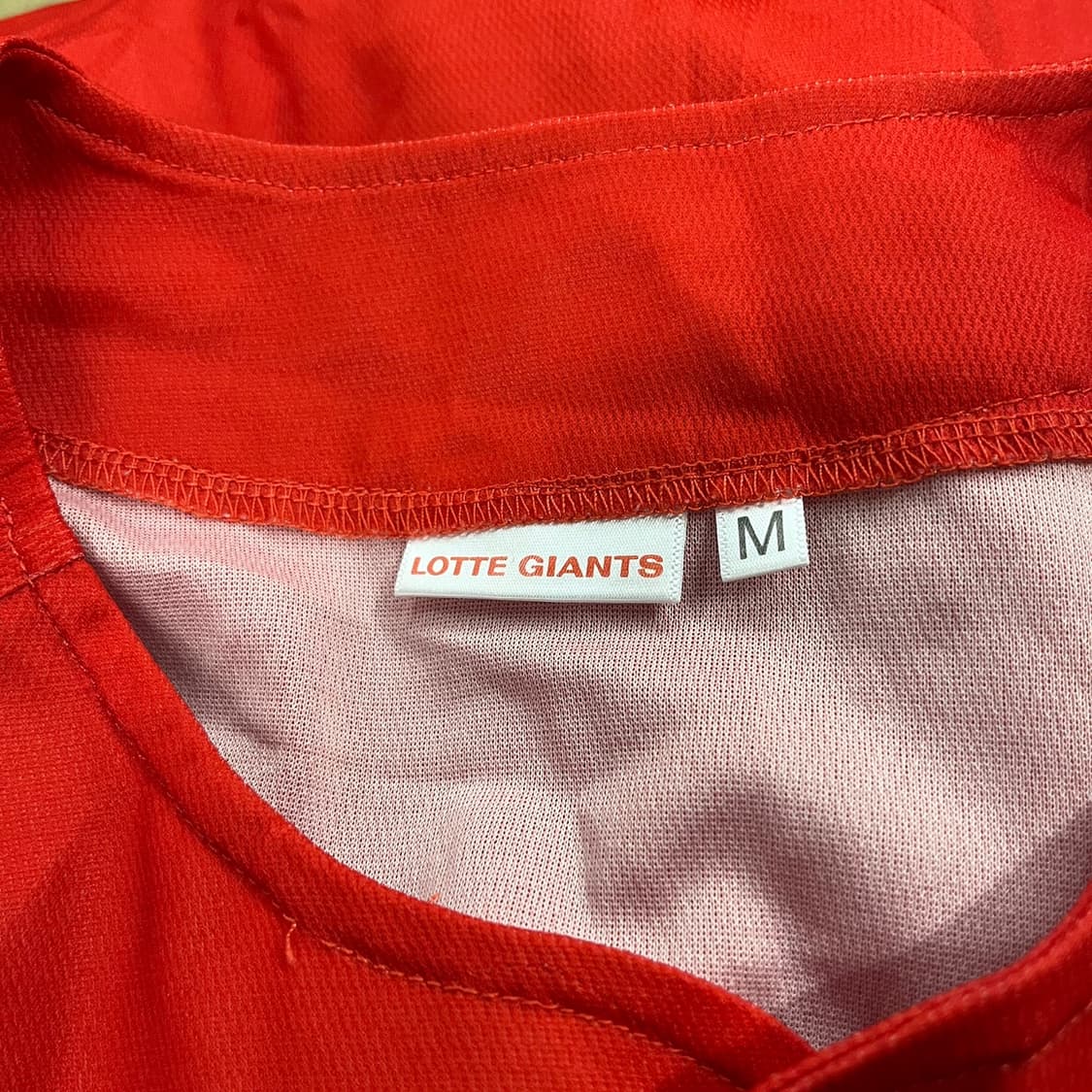 [정품/M] 롯데 자이언츠 올드 유니폼 레드 b16 상품이미지4