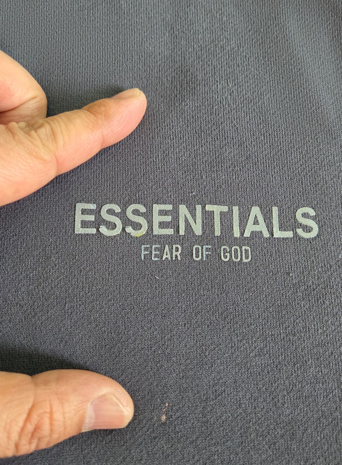 피오갓에센셜 로고 패치 후드티 상품이미지5