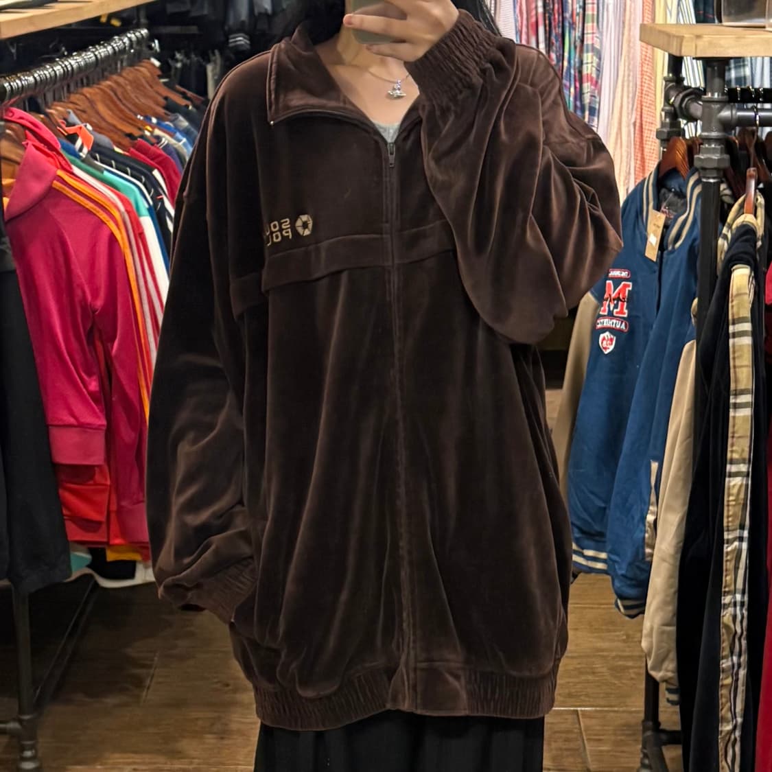 [HI] VTG 벨벳져지 브라운 상품이미지2