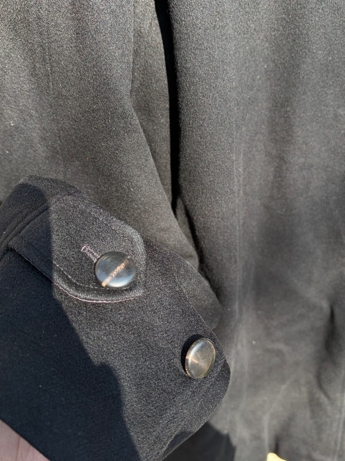 90s-00s 아르마니 꼴레지오니 퍼 트리밍 코트 상품이미지5