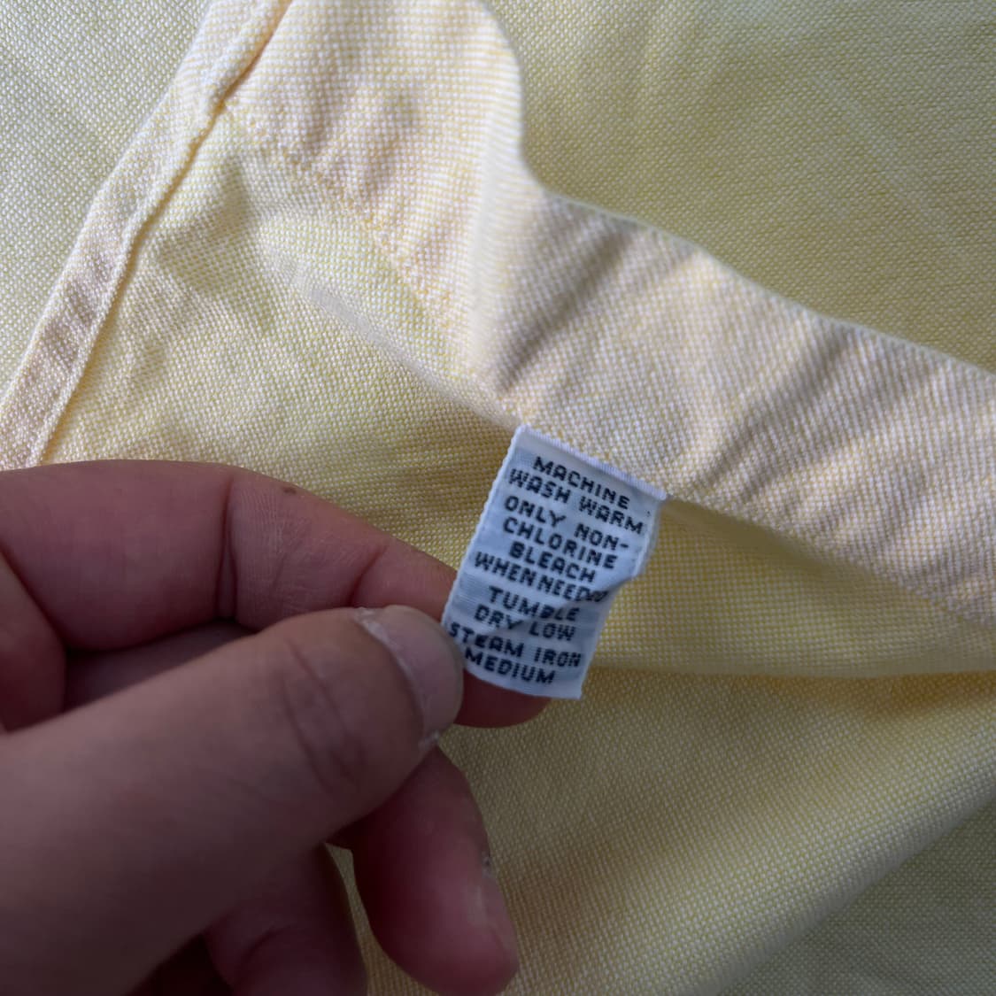 105 폴로랄프로렌 옐로우 코튼 셔츠 상품이미지6