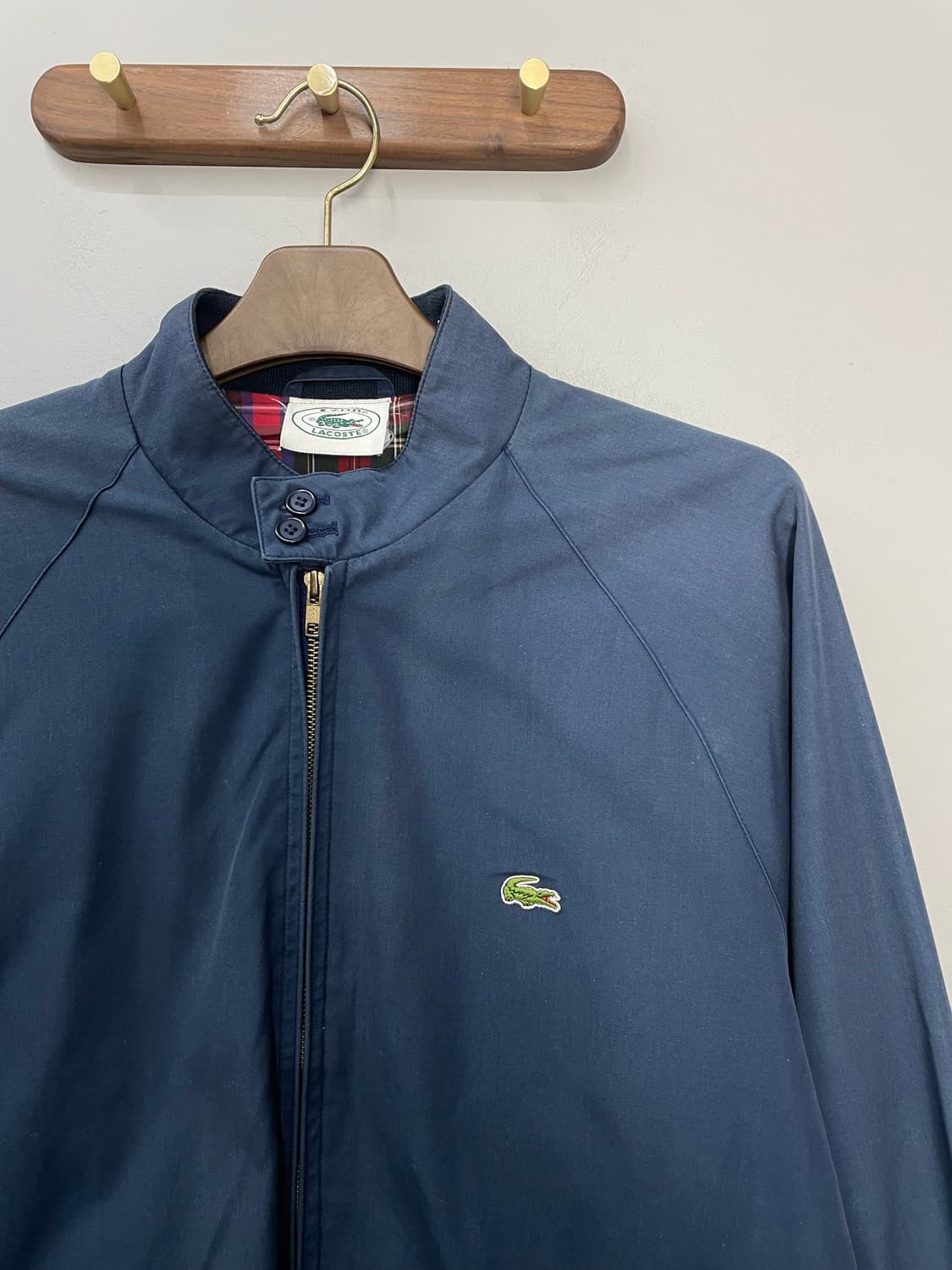라코스테 하이넥 스윙 탑 블루종 자켓 H1556 상품이미지3
