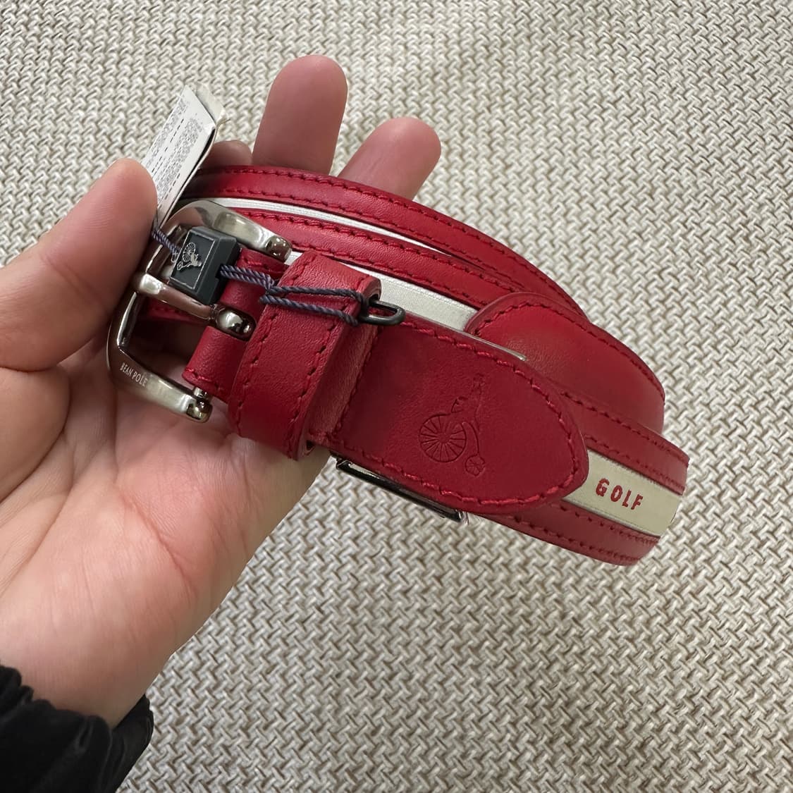 실측확인 빈폴골프 허리띠 0408D 상품이미지2