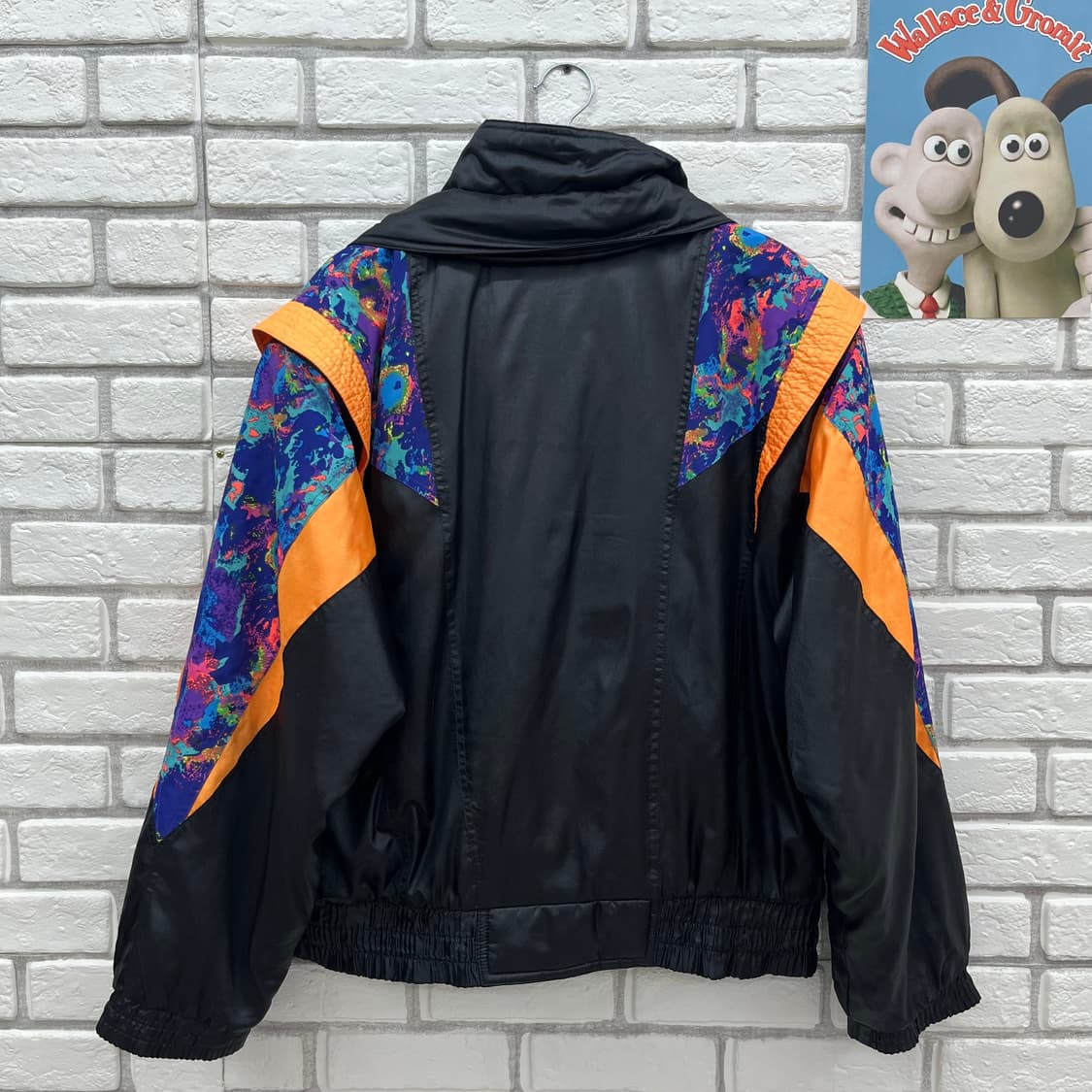 아식스 올드스쿨 바람막이 자켓 블랙-XL 105 상품이미지5