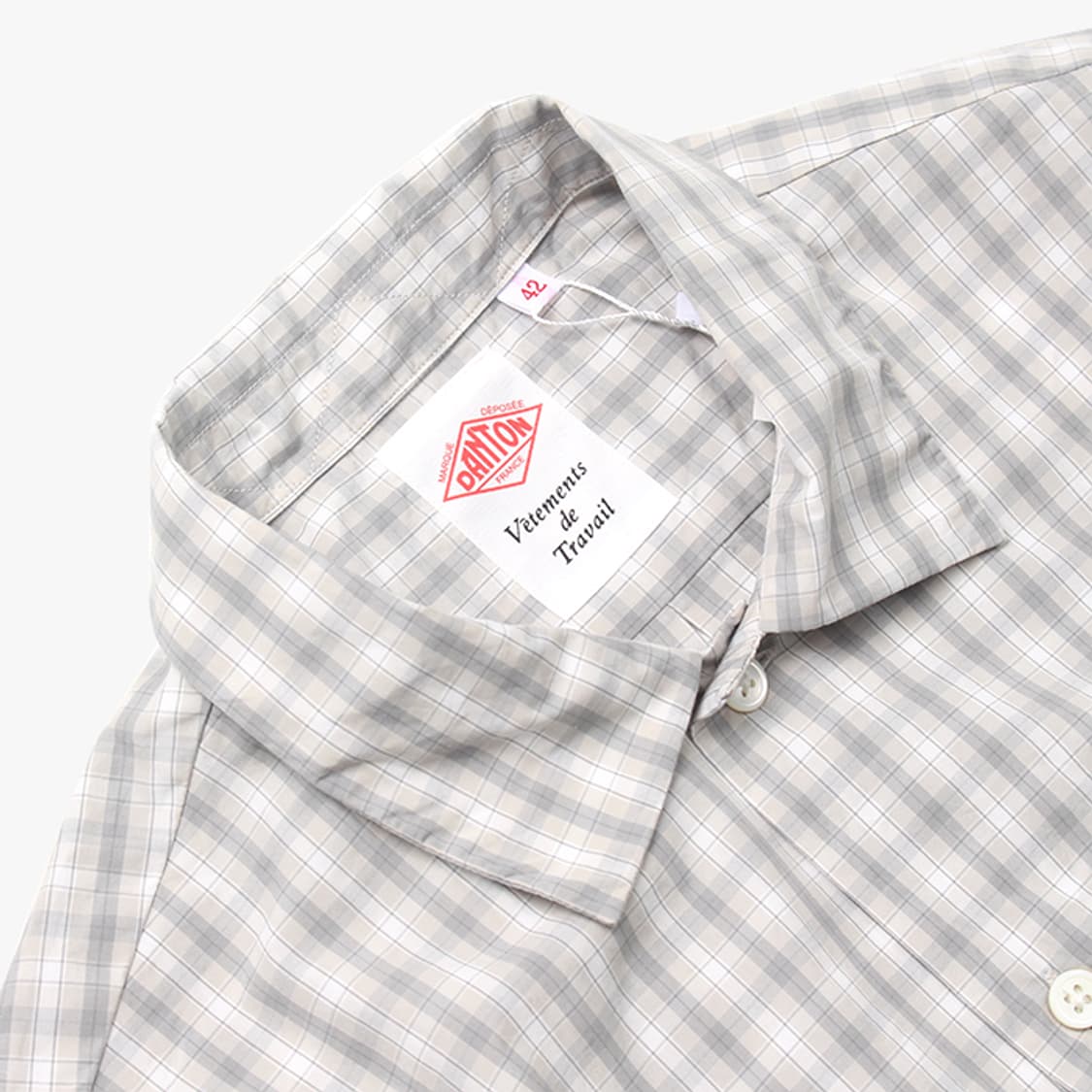  DANTON "Check Half Shirts" 상품이미지4