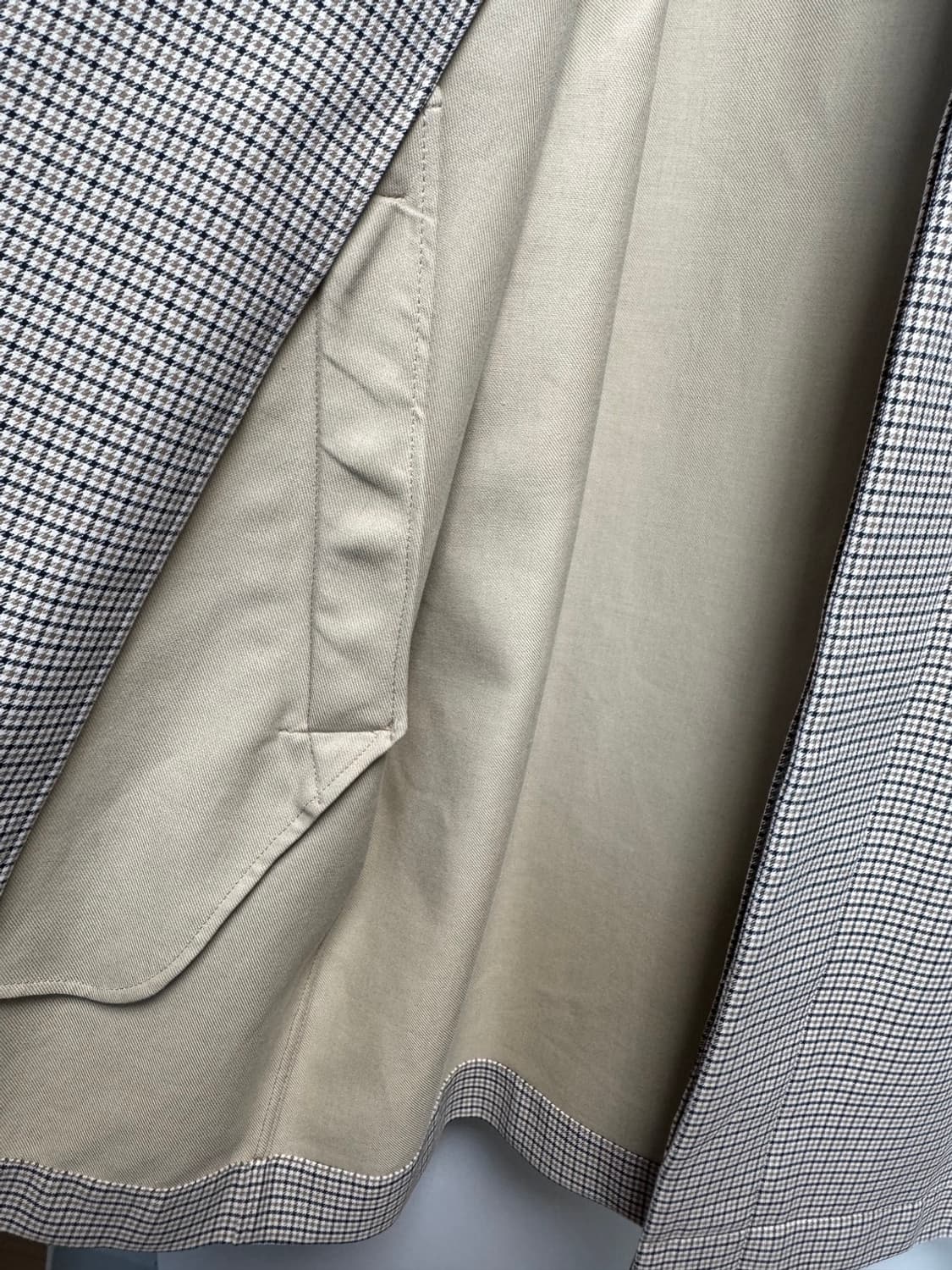 APC 아페쎄 남성 체크 맥코트 M 새상품 상품이미지10