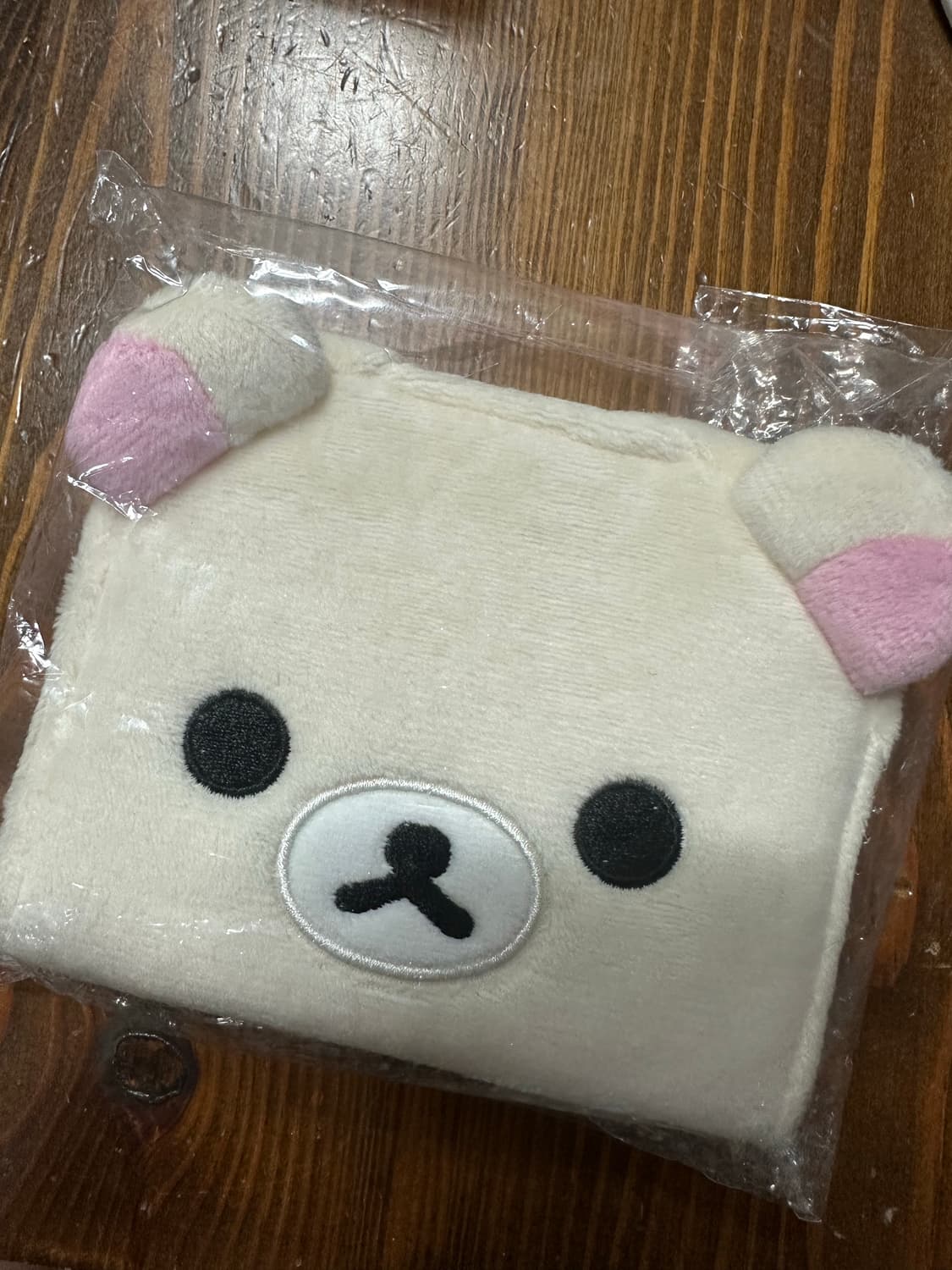 코리락쿠마 페이스 반지갑 새상품 상품이미지1