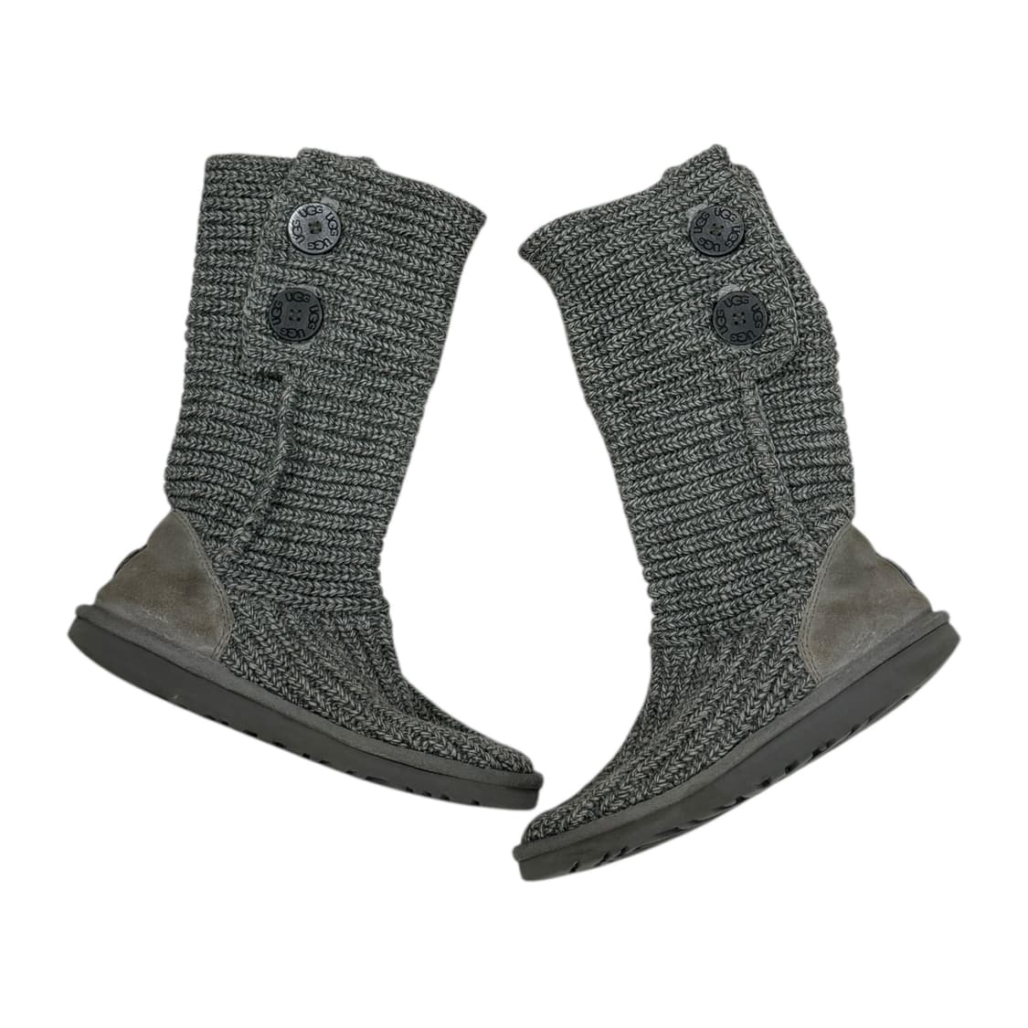 UGG 어그 클래식 카디 니트 롱부츠 그레이 215 상품이미지2