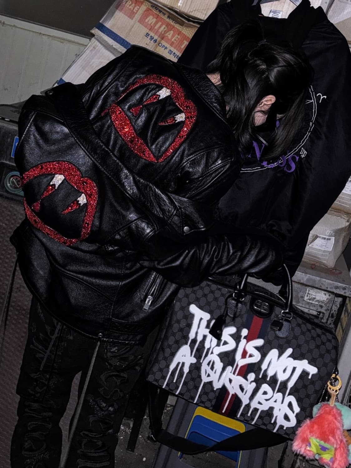 [F38] 생로랑 블러드러스터 L17 바이커자켓 By. 에디 슬리먼 상품이미지1