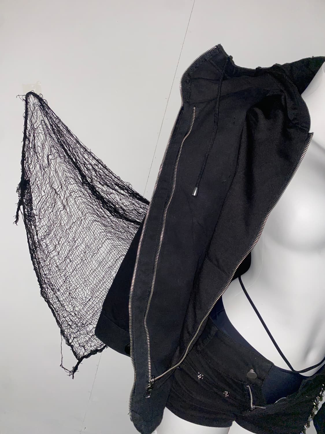 ꒰ঌ BACKS 00‘s 하이넥 집업 자켓 ໒꒱ 상품이미지8