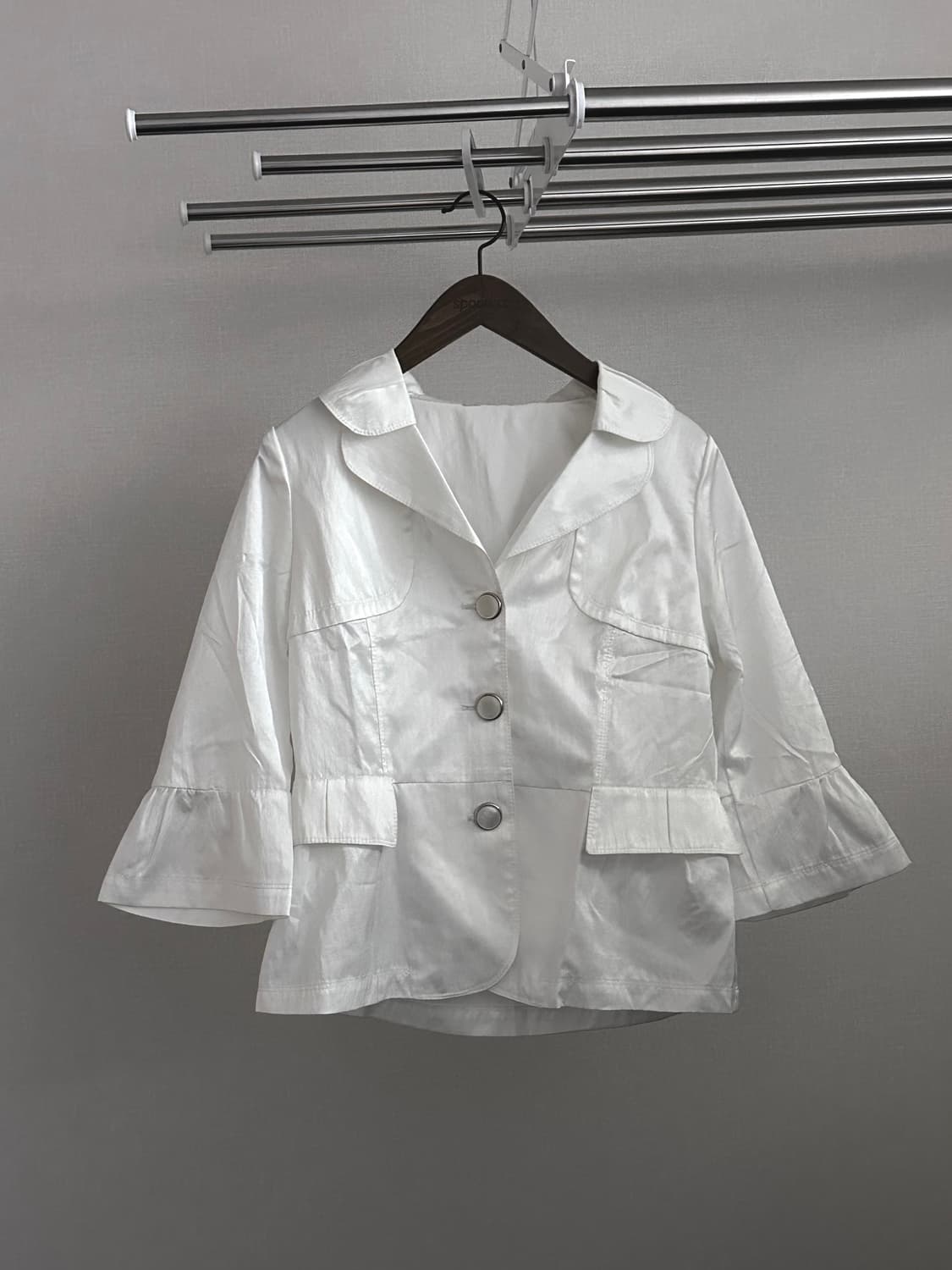 빈티지 화이트 블레이저 상품이미지4