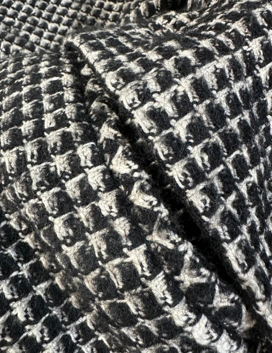 트위드 블랙 봄버자켓 상품이미지3