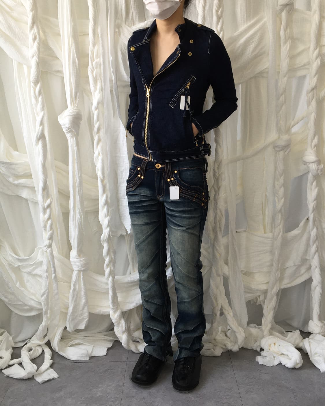 Denim rider jacket 상품이미지1
