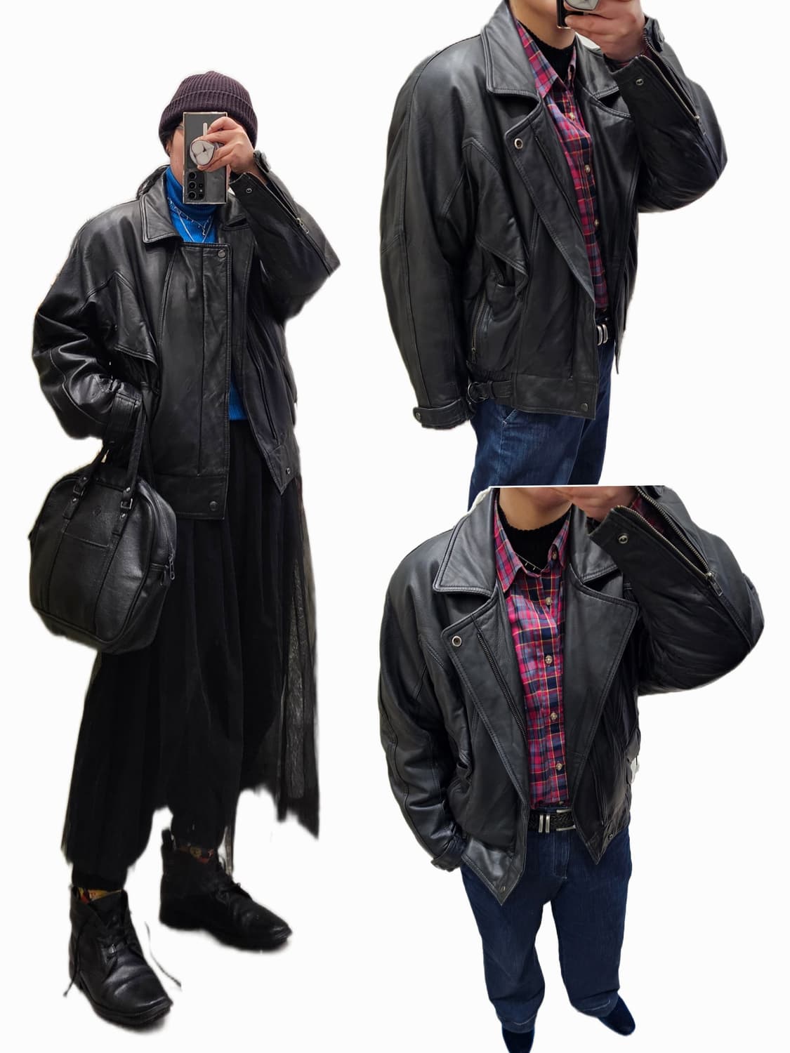 Disco 램스킨 블랙 라이더 레더(누빔안감) 상품이미지1