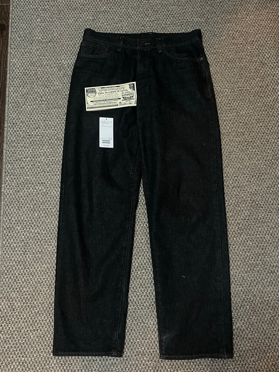 리바이스 빔즈 Levis beams Black Rinse denim  상품이미지1