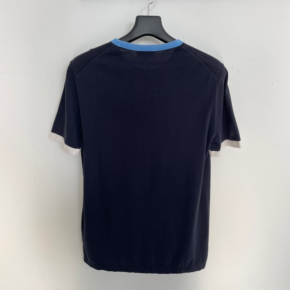 코스 공용S-M 네이비 링거 반팔 티셔츠 상품이미지4
