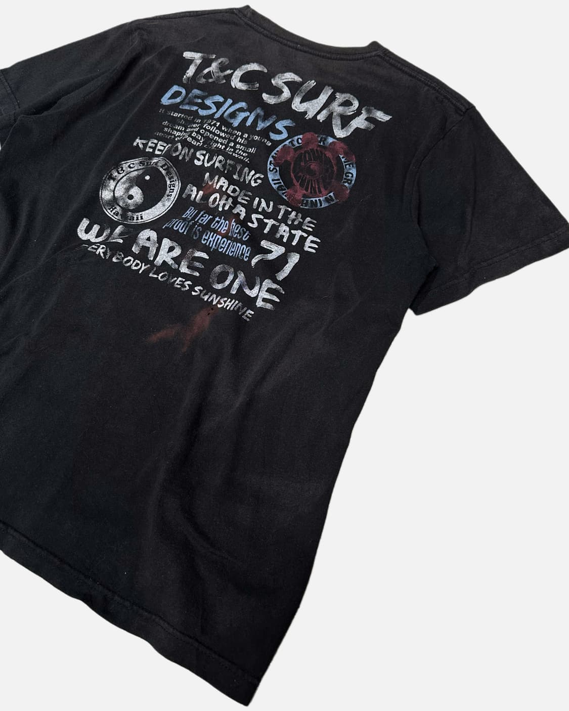 T&G SURF DESIGN brushed logo fade t 상품이미지5