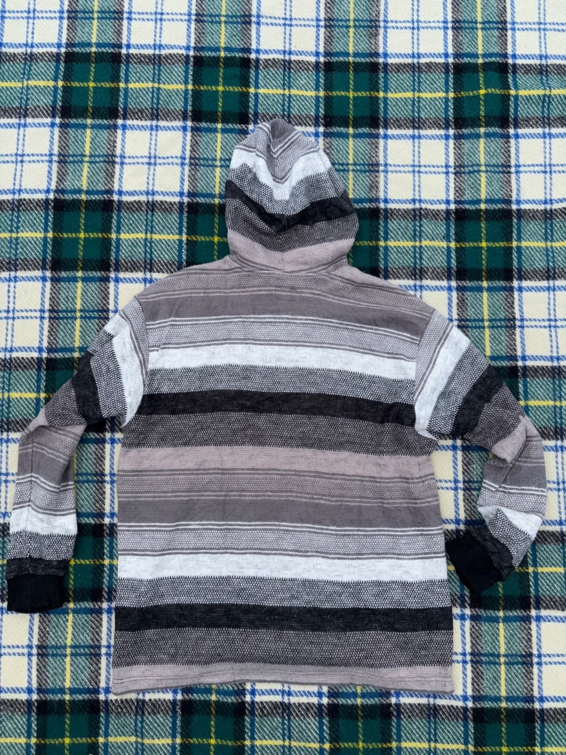 18FW 슈프림 니트 스트라이프 후드 롱슬리브 탑 상품이미지5