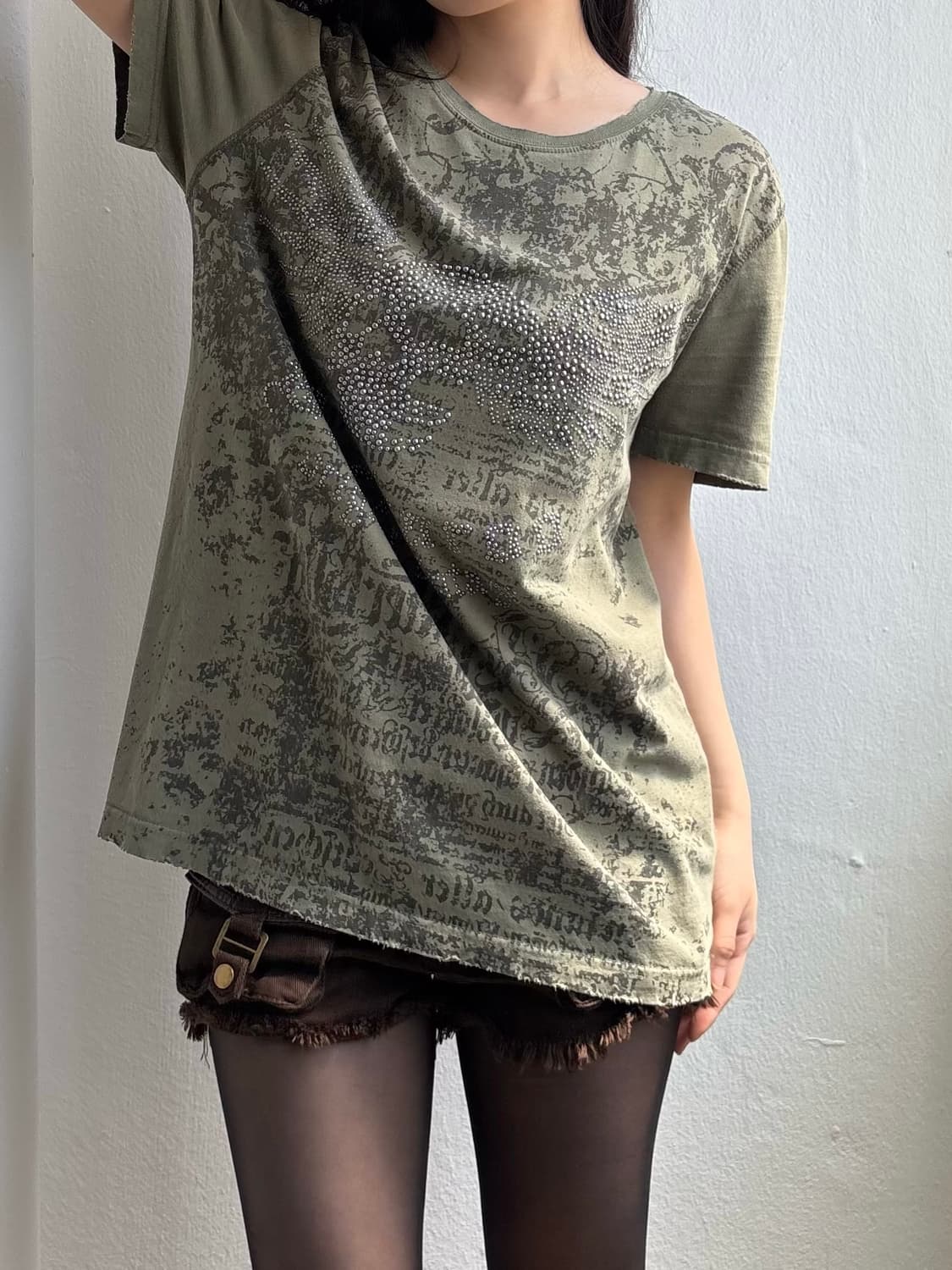 Buckaroo Khaki Cubic Graphic T-shirt 상품이미지4