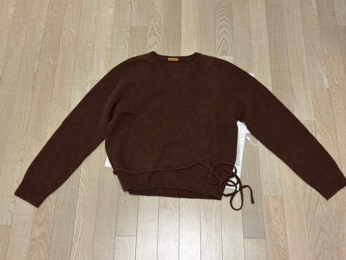 le17septembre 르917 알파카 홀가먼트 브이넥 풀오버 상품이미지4