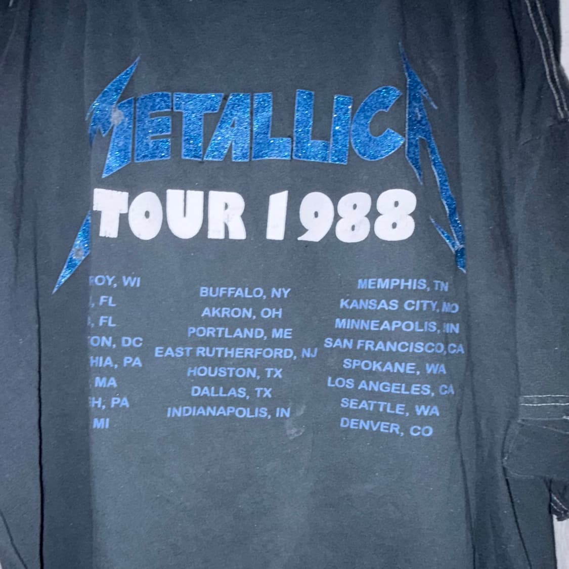 메탈리카 1988 투어티 L/XL 상품이미지1