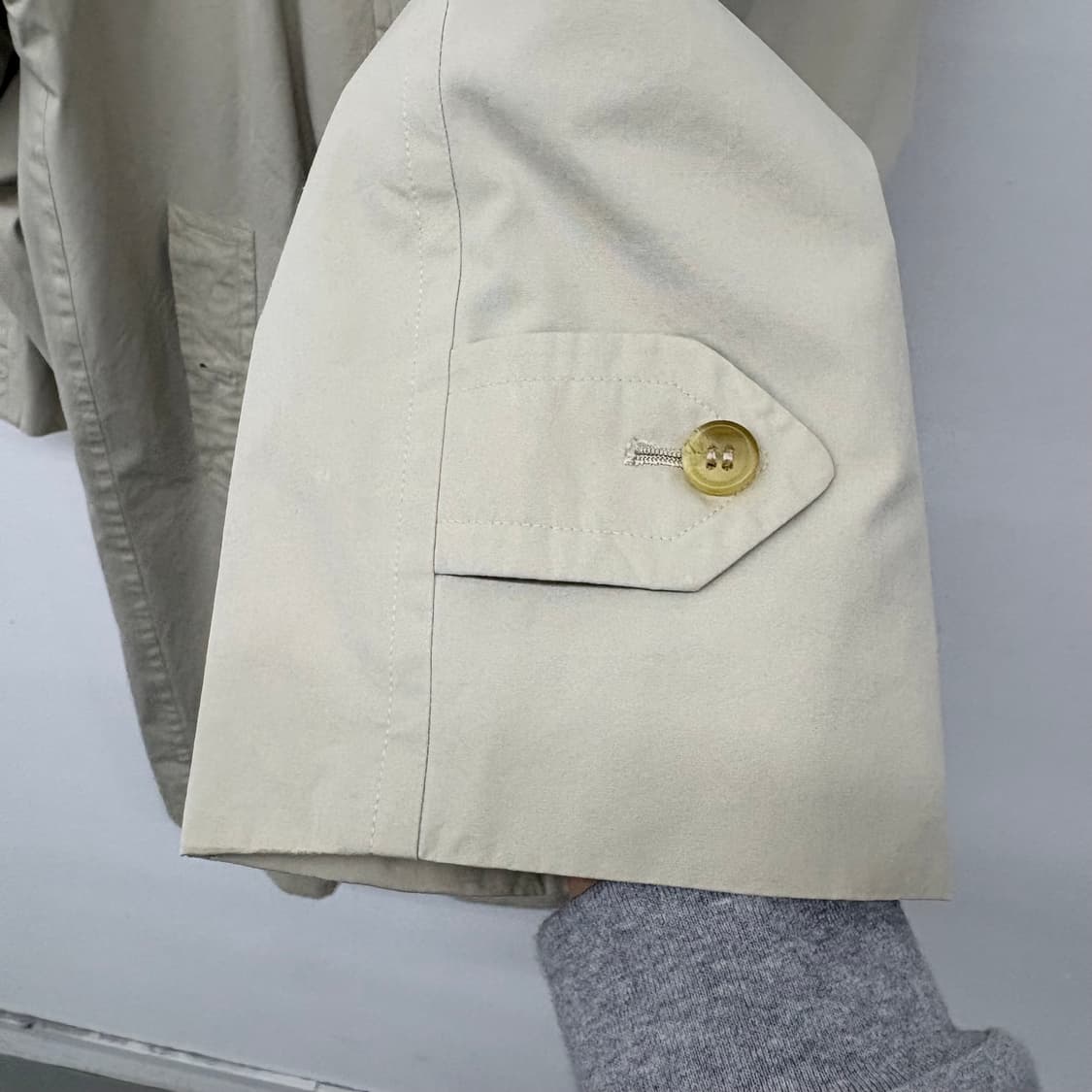 버버리 베이지 롱 트렌치 코트 M 상품이미지3