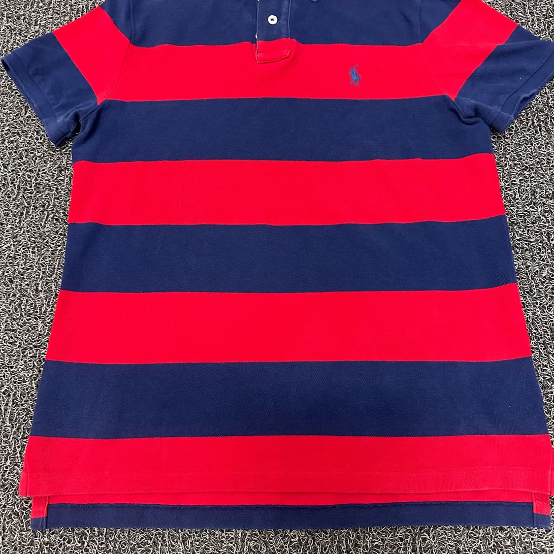 POLO 폴로 랄프로렌 여성 스트라이프 카라티 반팔티셔츠 M 상품이미지3