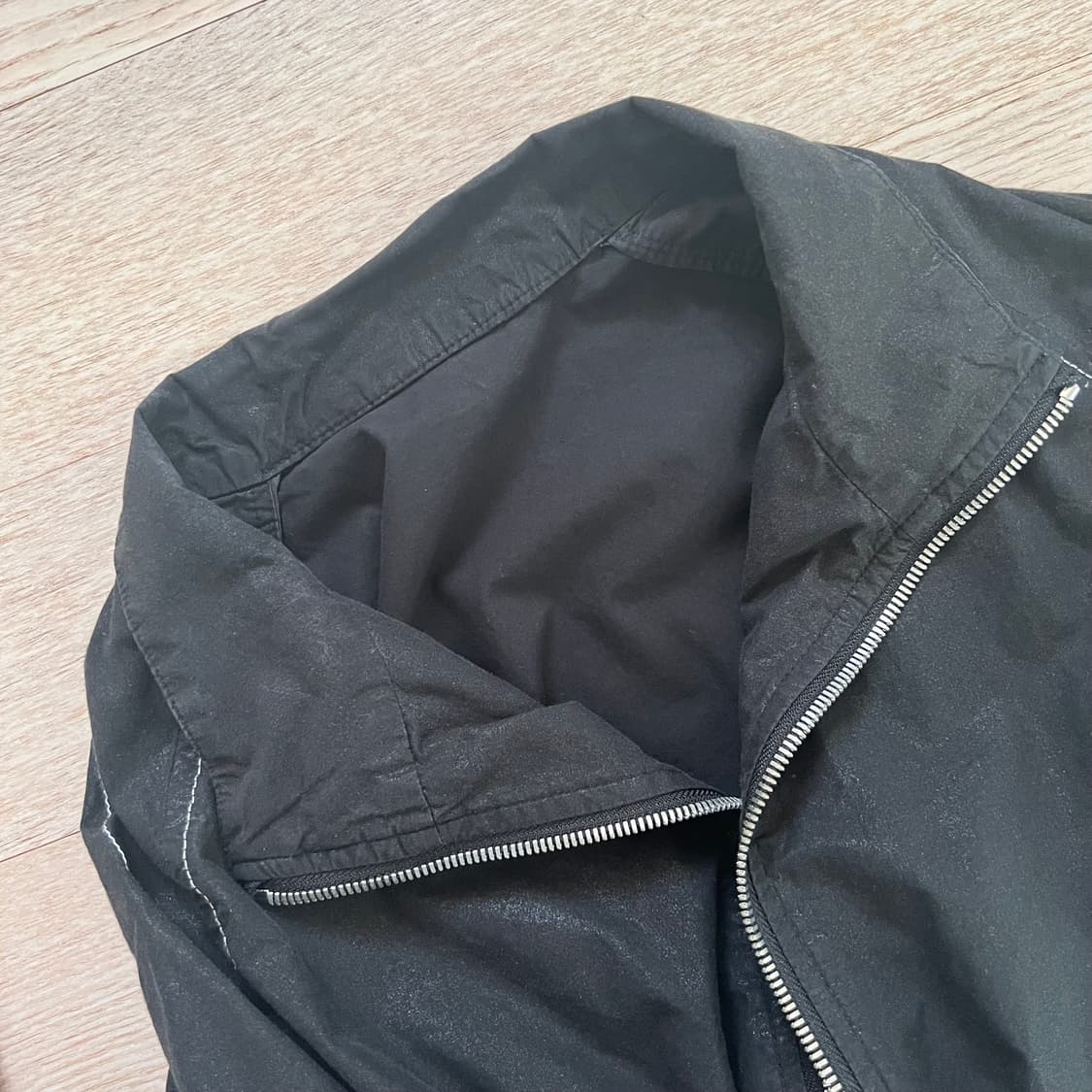 마뗑킴 코팅 점퍼 바람막이 블랙 상품이미지3