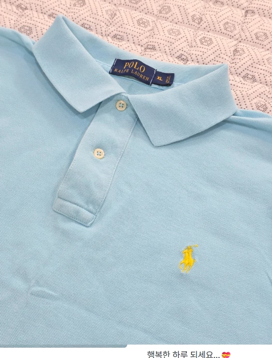 폴로 랄프로렌 하늘색 폴로셔츠 XL 상품이미지2