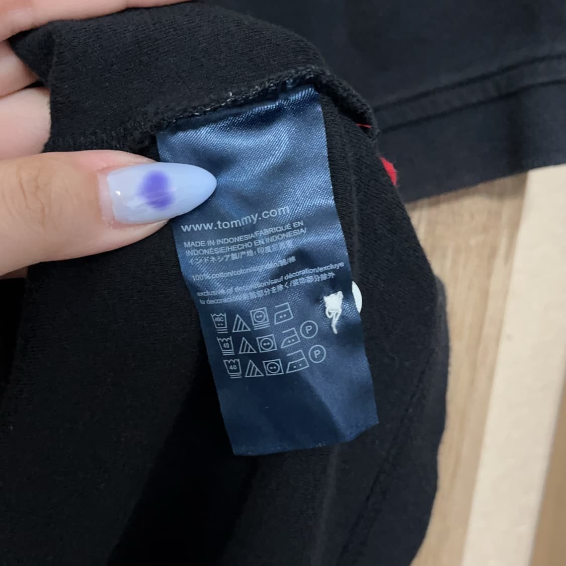 [정품] 타미 블랙 반팔카라티 [ XL ] 상품이미지6