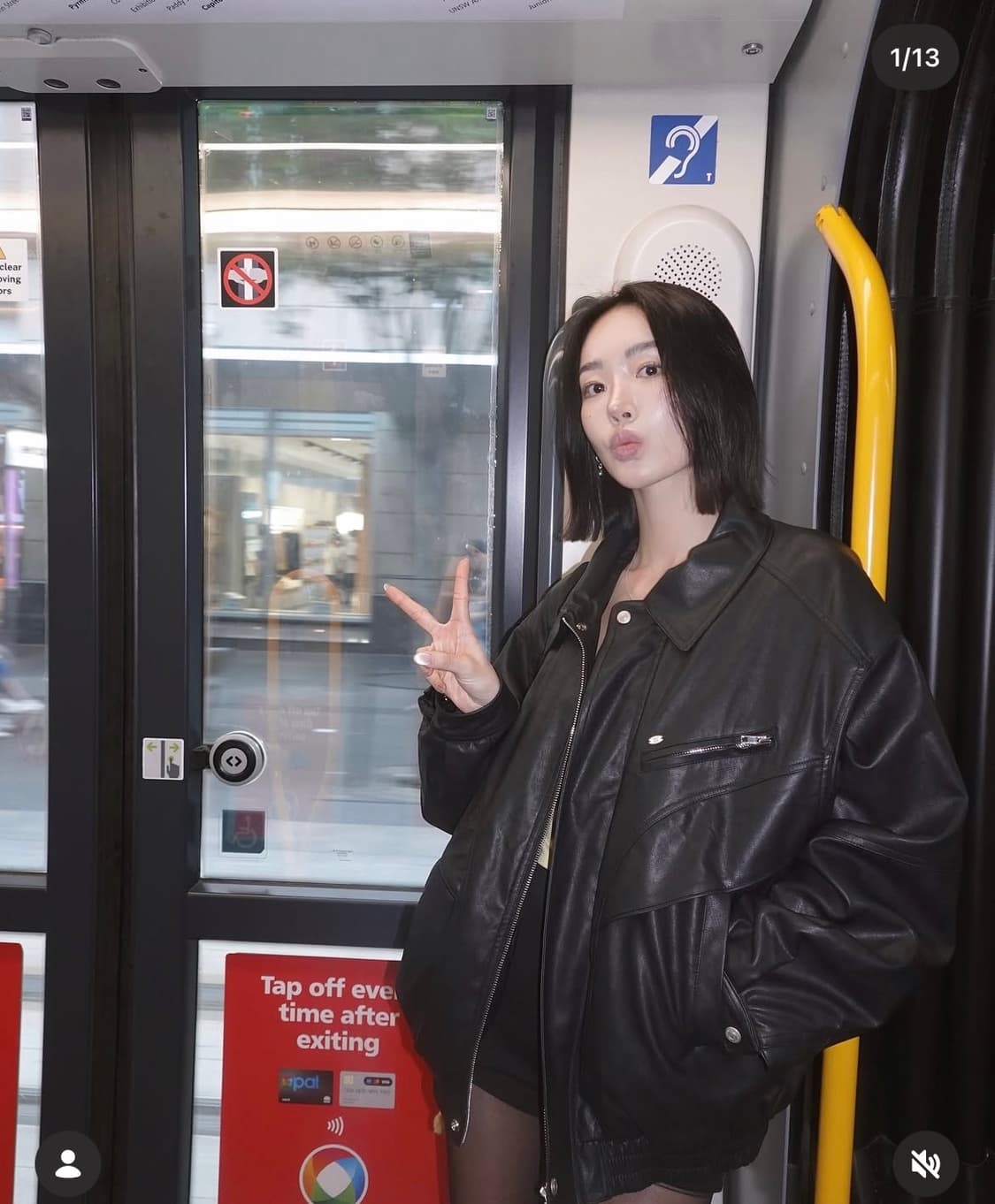 Leather bomber jk 상품이미지1