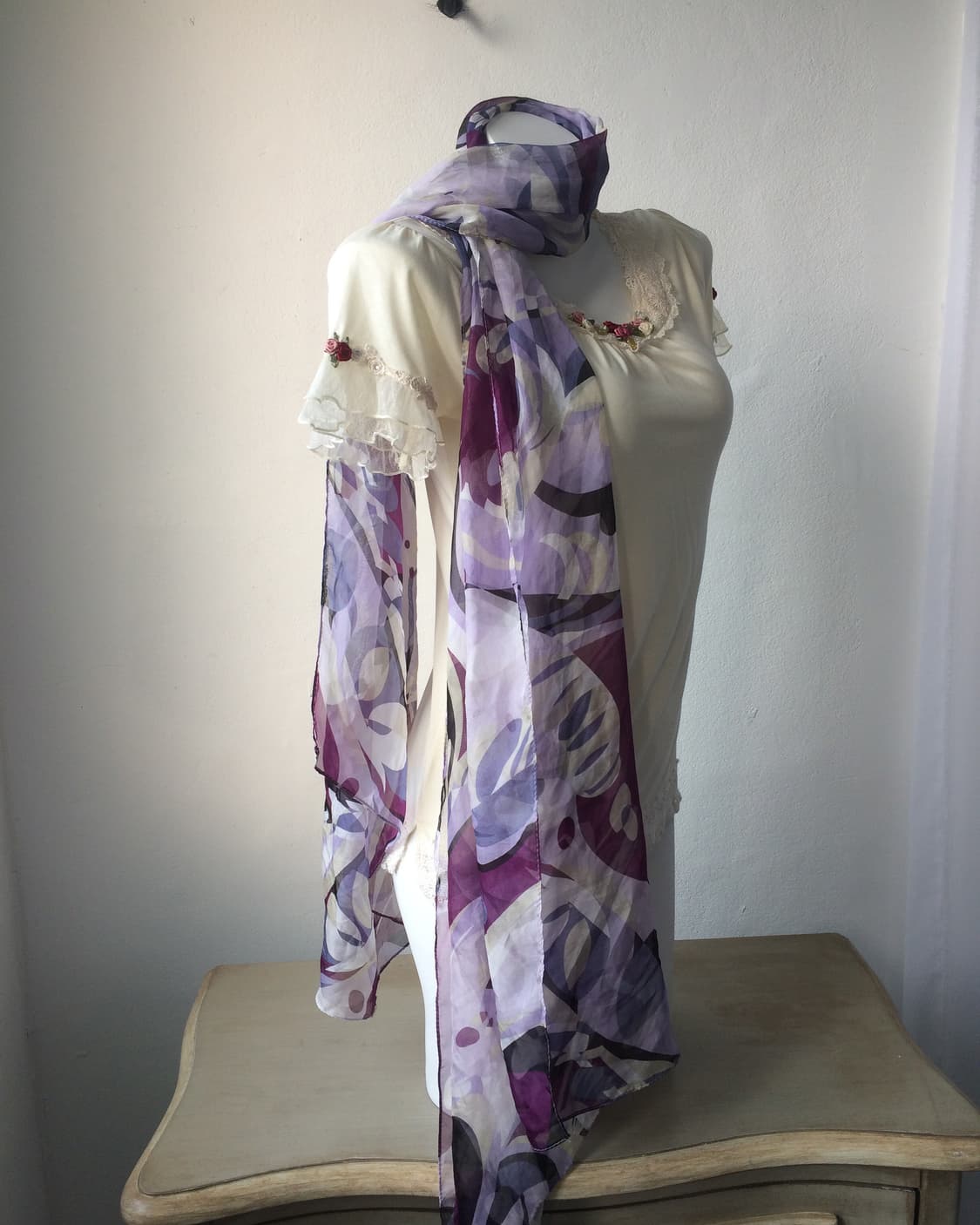 pattern point scarf 상품이미지3