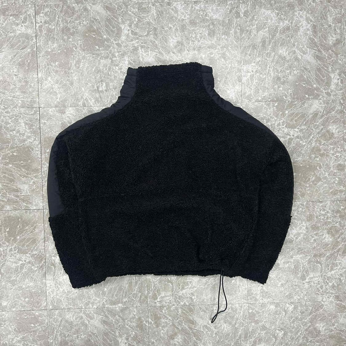 아디다스 플리스 포켓 블랙 웜업 맨투맨(XS) 상품이미지3