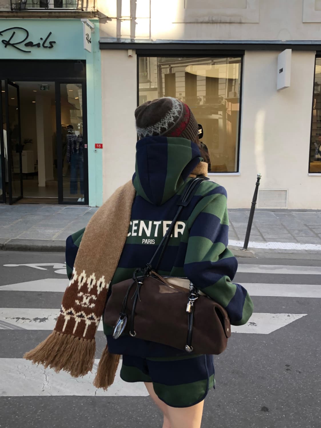 (택O) 714center 하이틴 트랙 셋업 (그린) (기모O) 상품이미지3