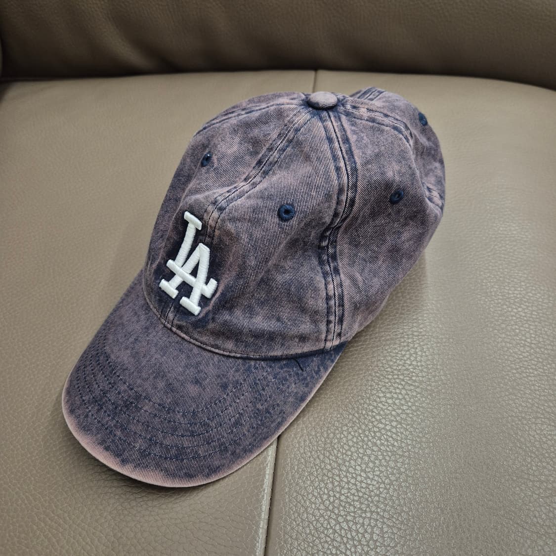 MLB 헤비 워싱 언스트럭쳐 볼캡 상품이미지1