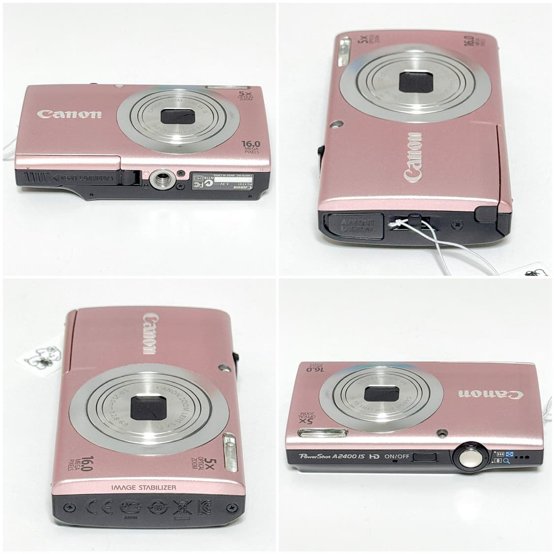 캐논 파워샷 A2400 IS 베이비핑크 빈티지디카 상품이미지3