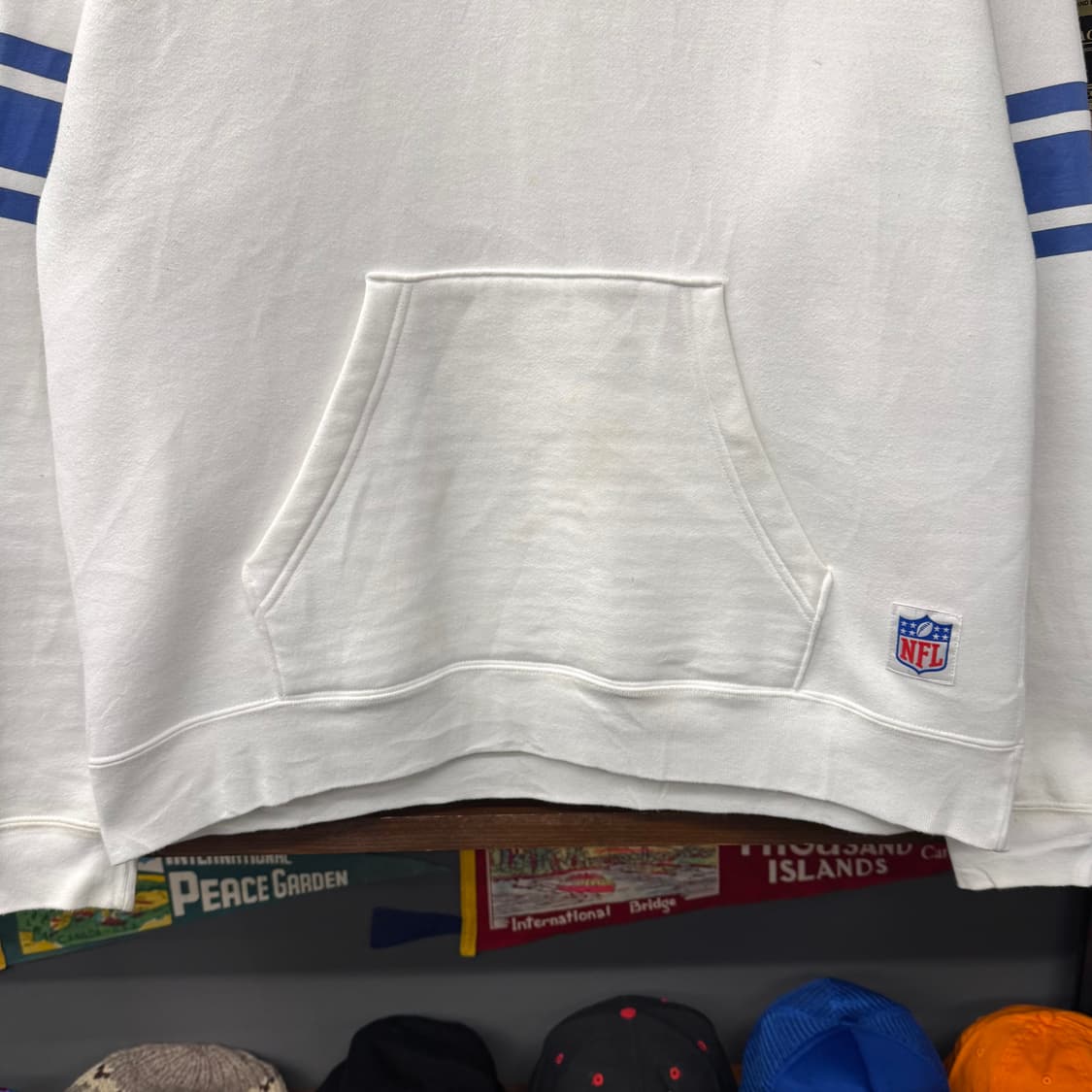 아비렉스 X NFL 빅 스펠아웃 프린팅 오버 후드 후디 N304 상품이미지4