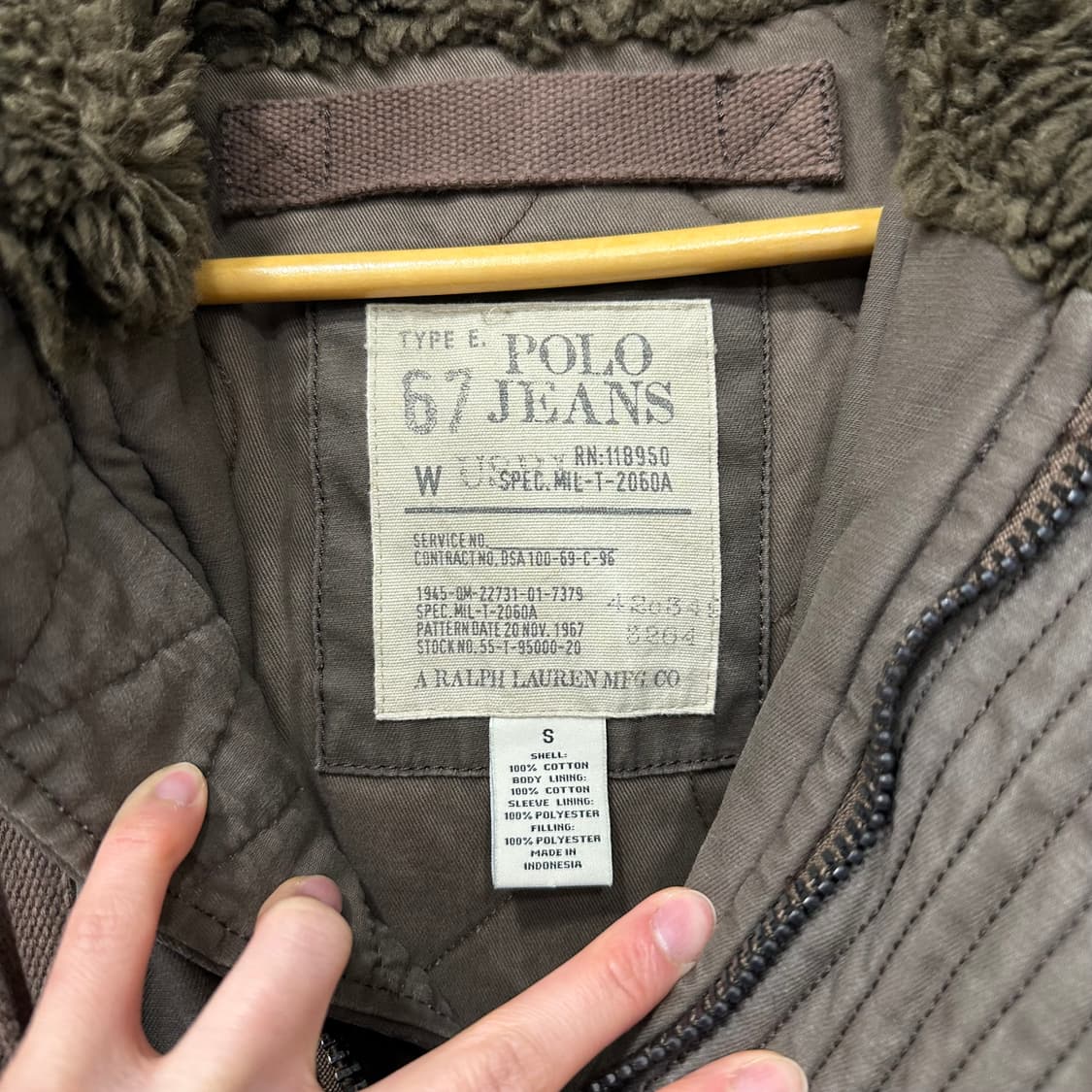 폴로 랄프로렌 진스 n3b 야상 파카 상품이미지6