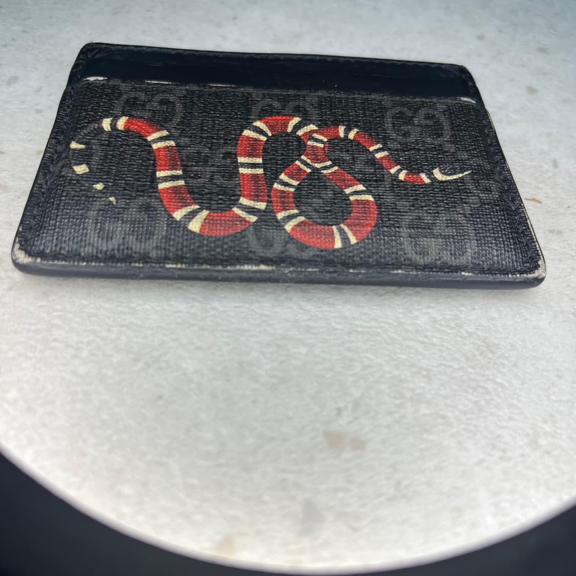 [정품] (풀구성) 구찌 GG 수프림 킹스네이크 카드지갑 상품이미지6