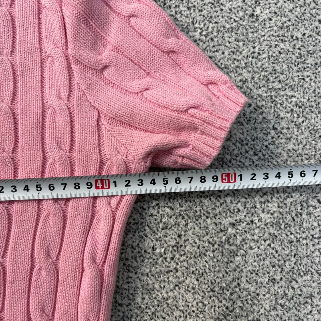 LG 폴로 여성 케이블 니트 반팔 0325J 상품이미지7