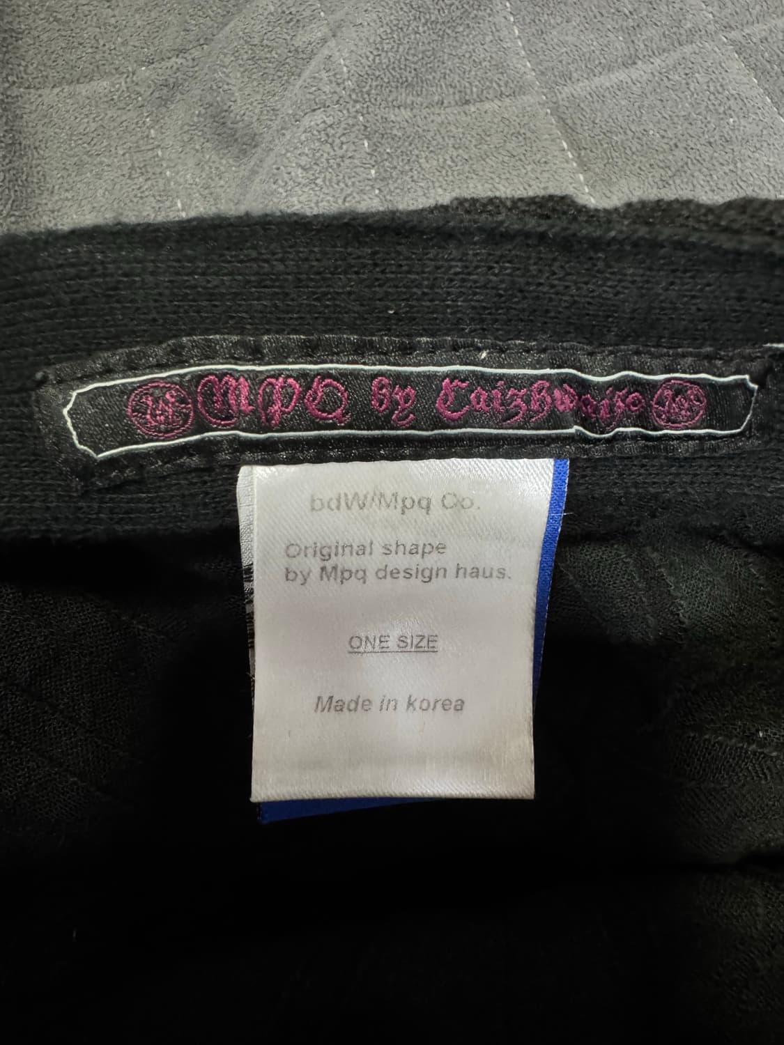 MPQ 빅 바이저 대두용 볼캡 - 네이비 상품이미지5