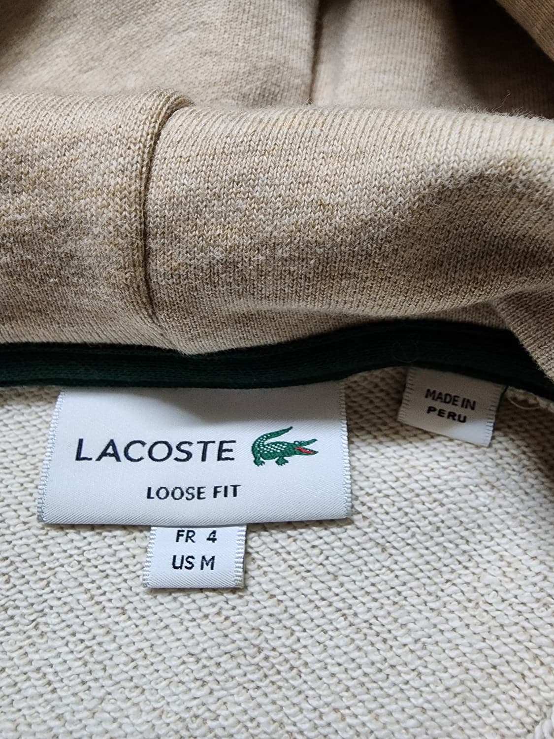 라코스테 루즈핏 크로커다일 후드티셔츠 상품이미지7