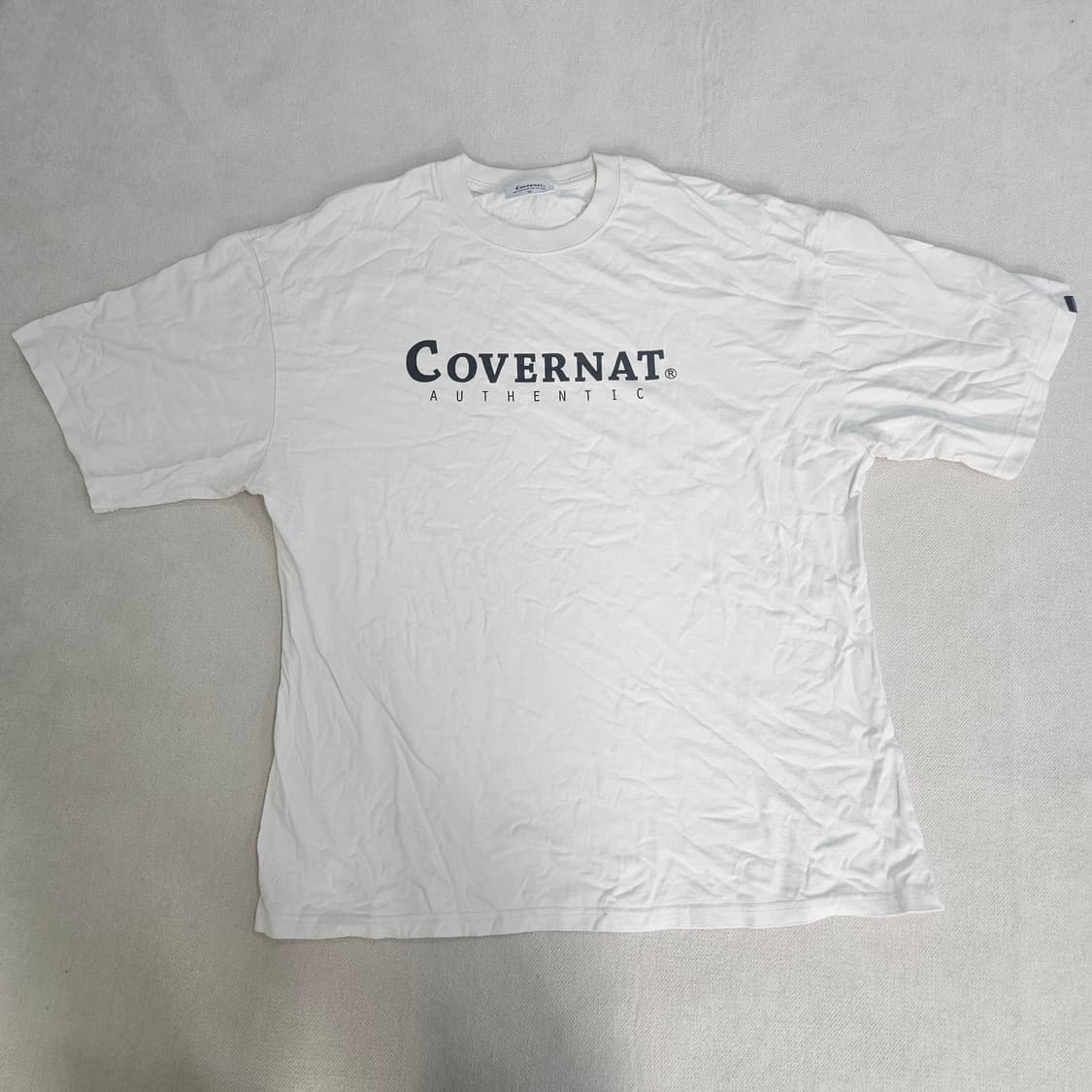 XL 커버낫 화이트 반팔티 0303Y 상품이미지1