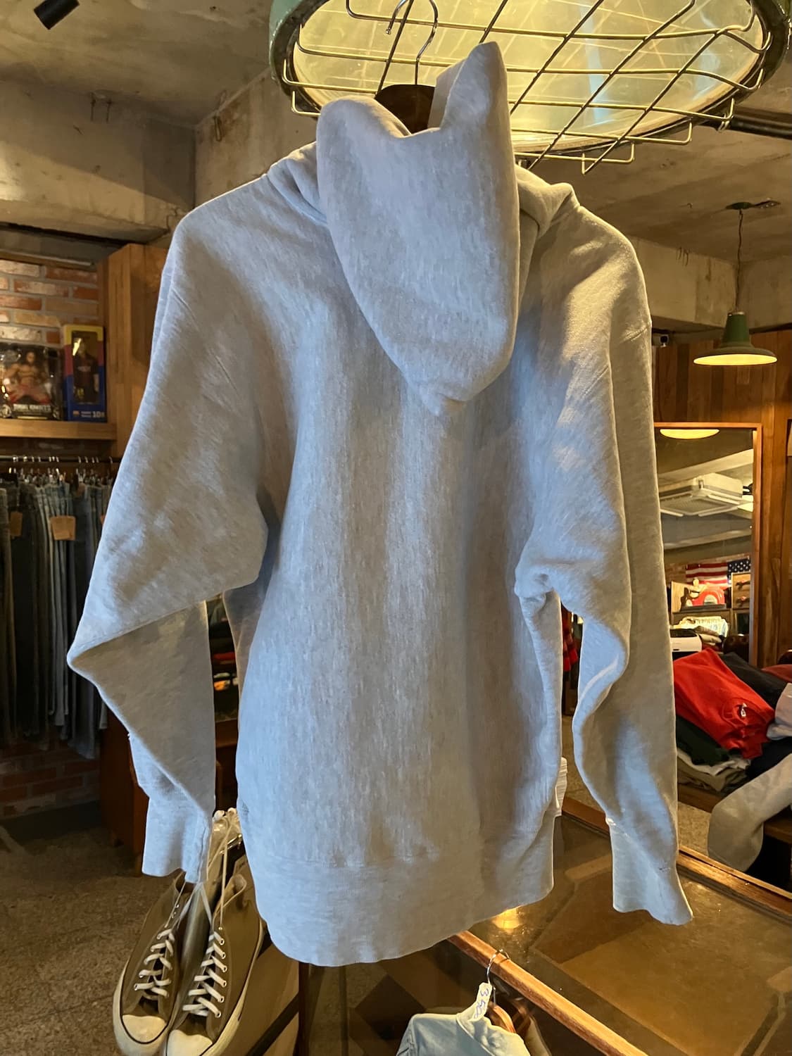 90s USA 빈티지 챔피온 리버스위브 후드 스웻 셔츠 상품이미지4