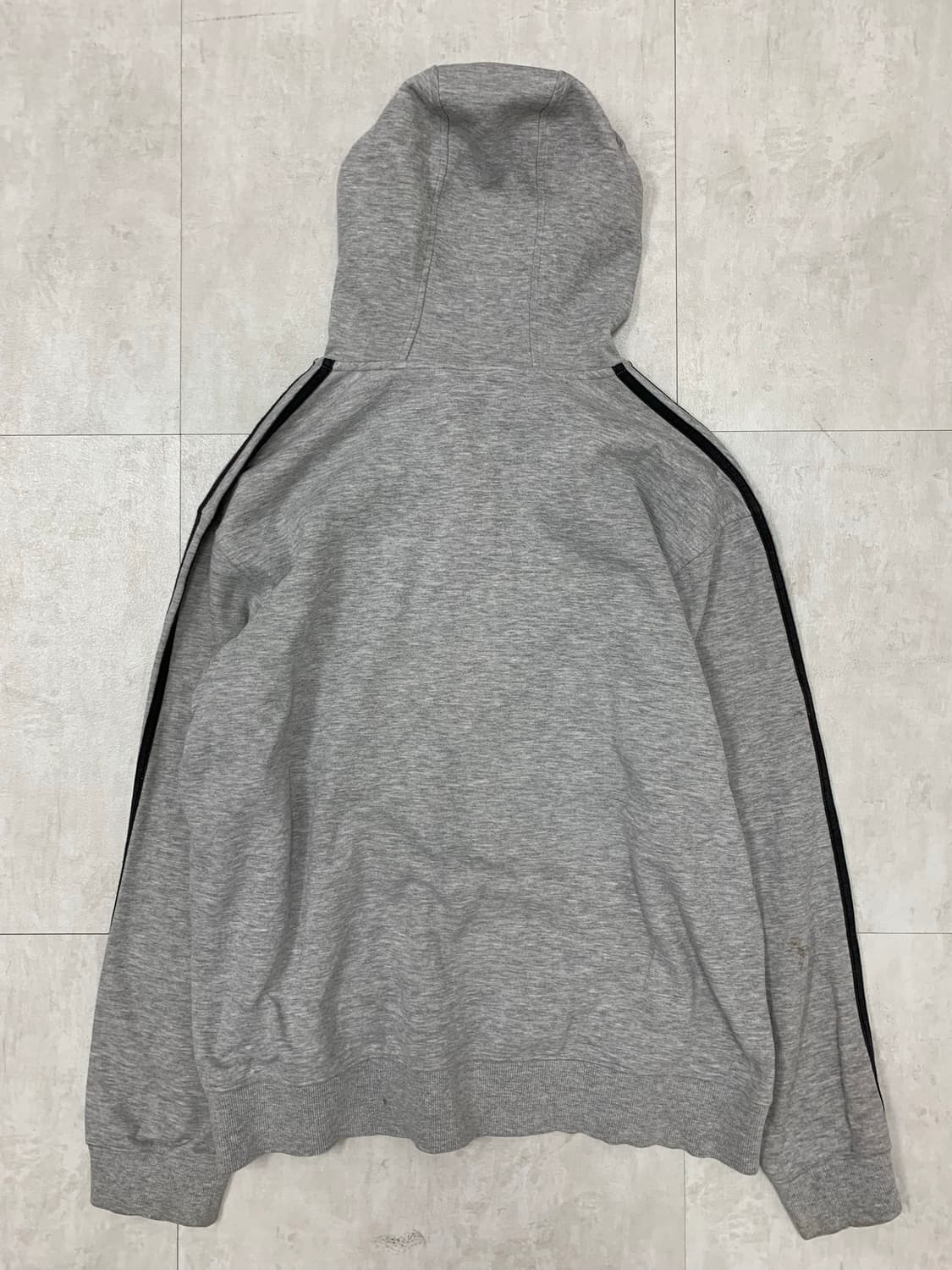 아디다스 그레이 삼선 후드집업 상품이미지3
