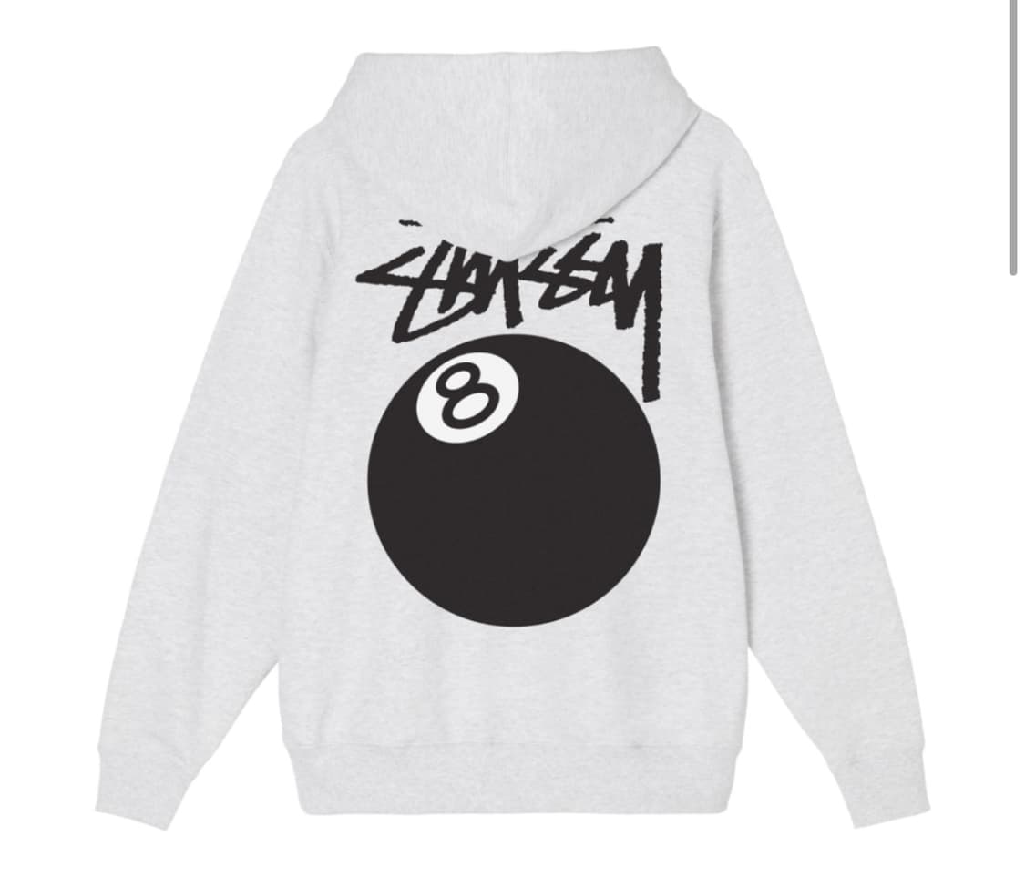 스투시 8볼 후드 애쉬헤더 상품이미지2
