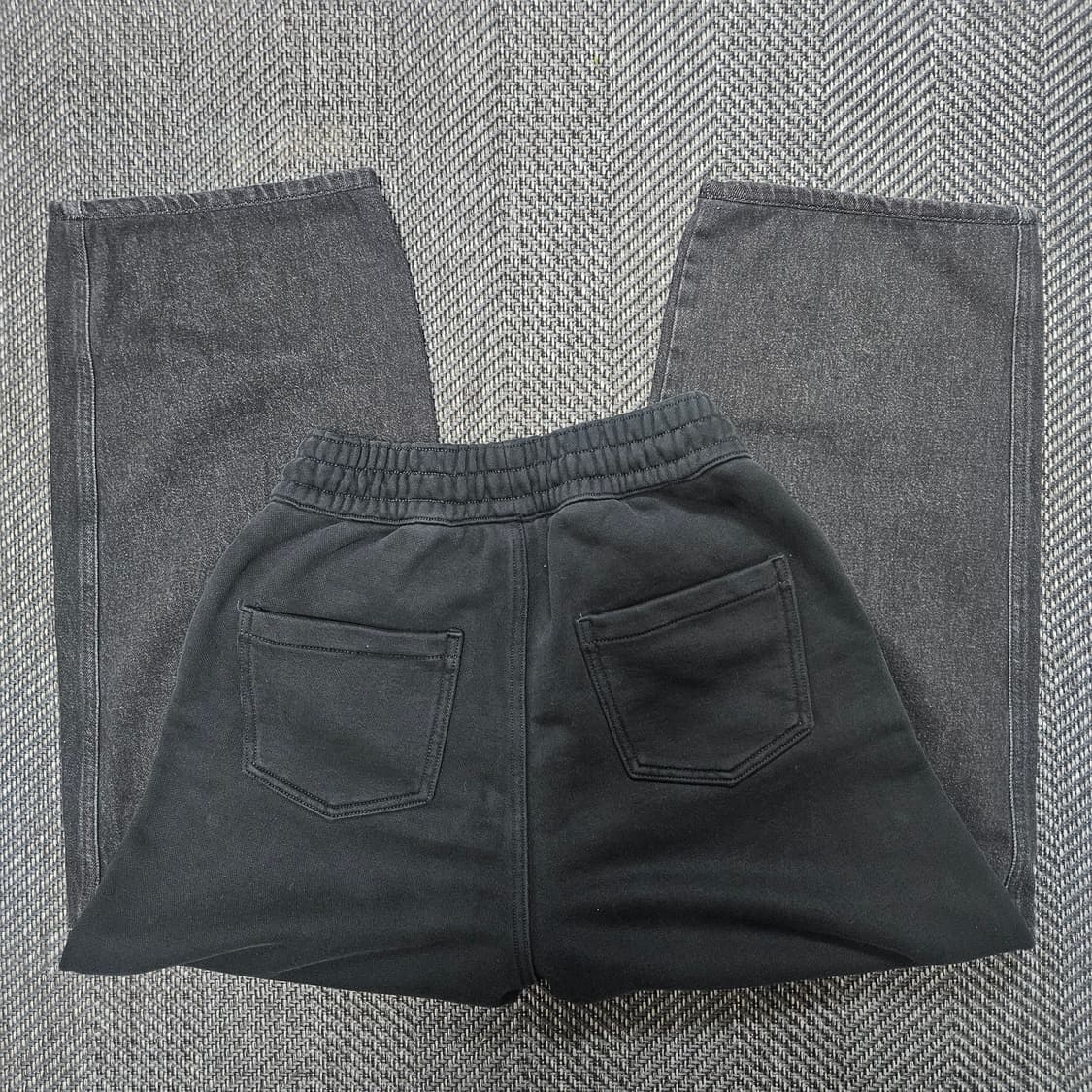 아모멘토 드로스트링 팬츠 블랙s 상품이미지3