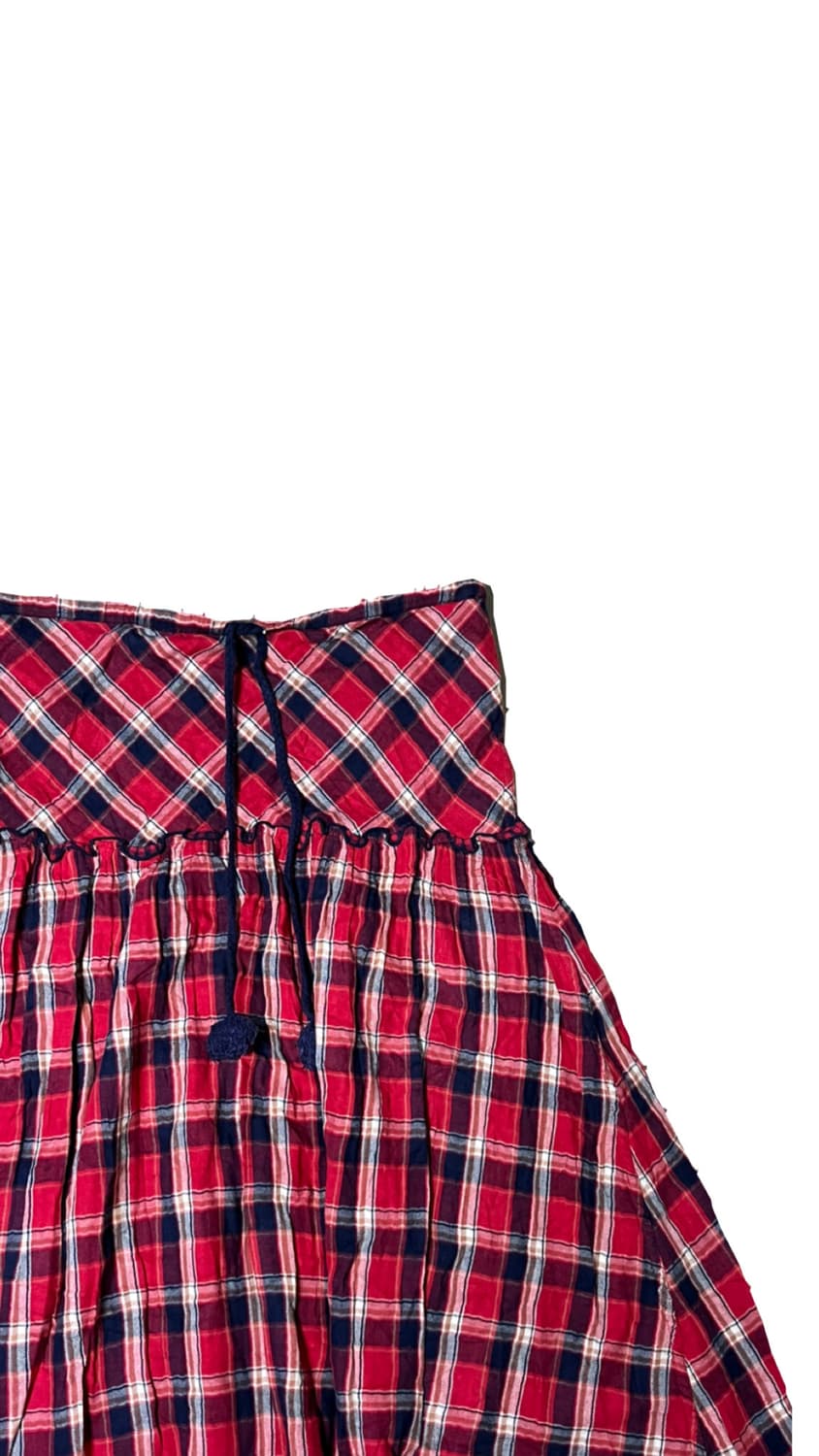 타탄 체크스커트 상품이미지3