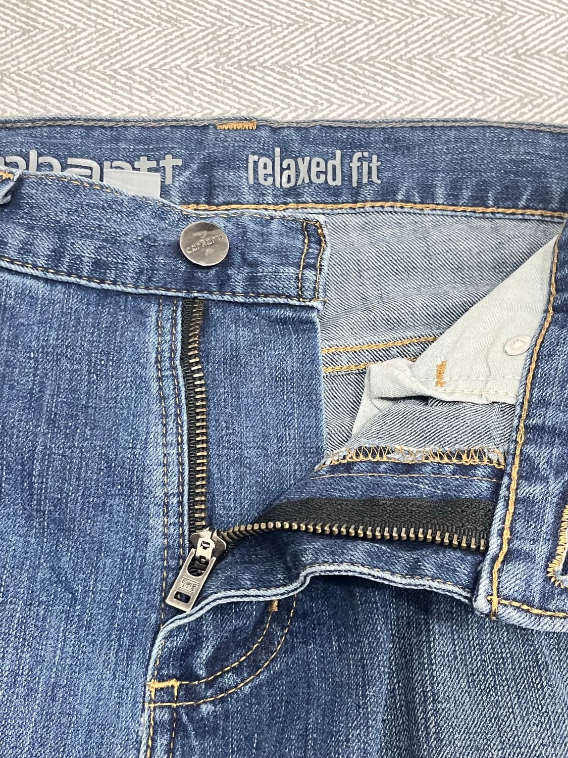 칼하트 릴렉스드핏 워싱 데님 팬츠 청바지 30인치 상품이미지6
