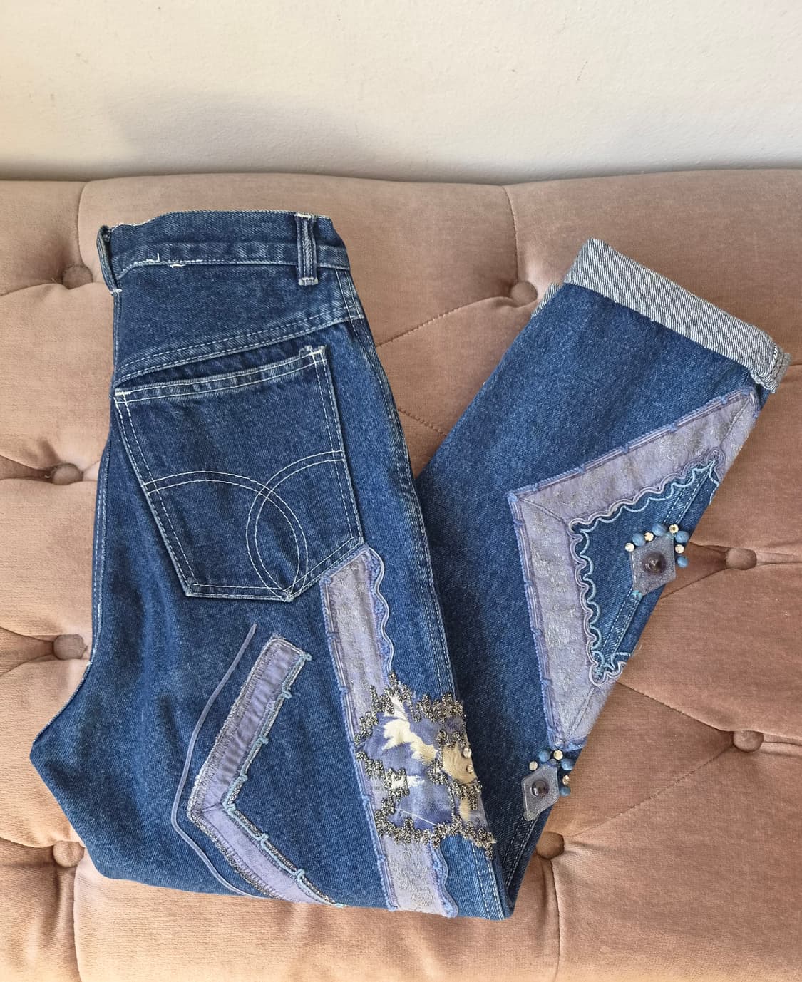 Foppio 이태리 여성 비즈데님팬츠 상품이미지2